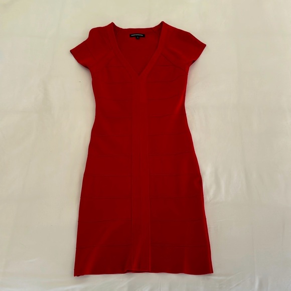 Red holiday Express Dress small - Picture 1 of 5